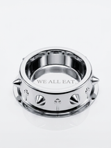 CHROME DOG BOWL
